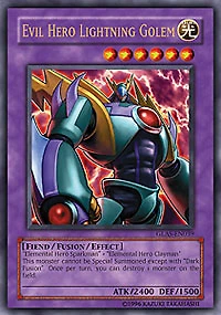 Evil Hero Lightning Golem - GLAS-EN039 - Ultra Rare - 1st Edition