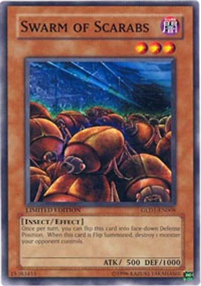 Swarm of Scarabs - GLD1-EN008 - Common - Limited Edition