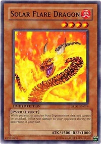 Solar Flare Dragon - GLD1-EN019 - Common - Limited Edition
