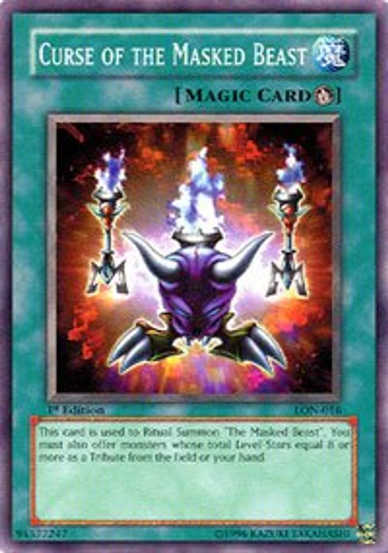 Curse of the Masked Beast - LON-016 - Common