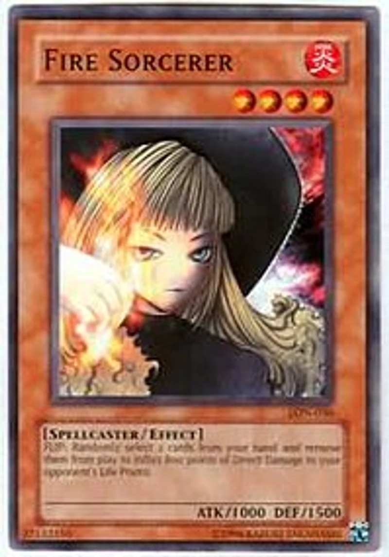 Fire Sorcerer - LON-036 - Common - 1st Edition