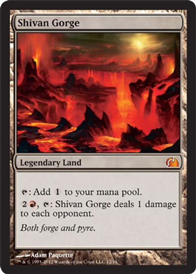 Shivan Gorge - Foil