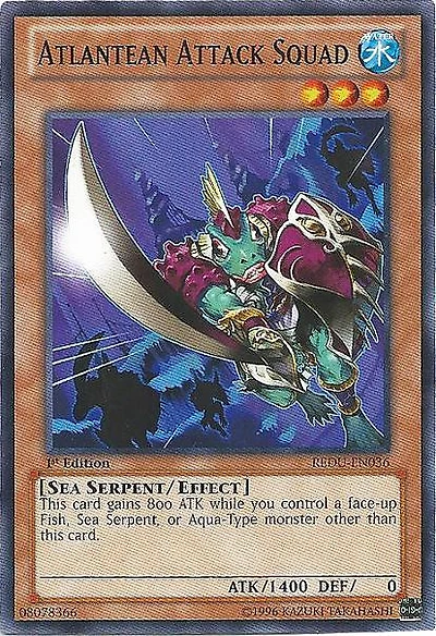 Atlantean Attack Squad - REDU-EN036 - Common - Unlimited Edition