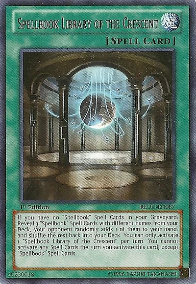 Spellbook Library of the Crescent - REDU-EN087 - Rare - Unlimited Edition