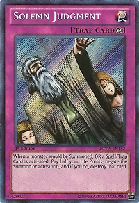Solemn Judgment - LCYW-EN152 - Secret Rare - 1st Edition
