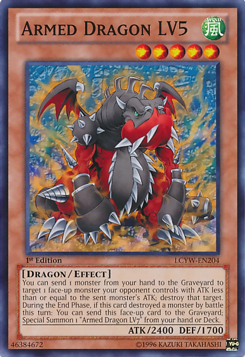 Armed Dragon LV5 - LCYW-EN204 - Common - 1st Edition