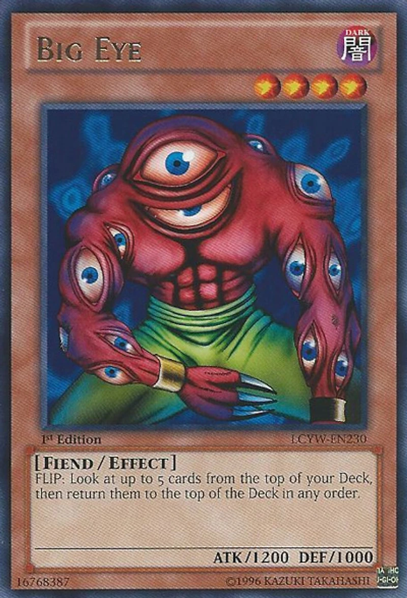 Big Eye - LCYW-EN230 - Rare - 1st Edition