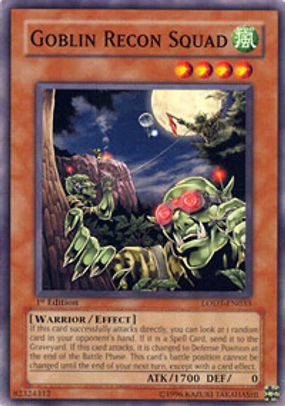 Goblin Recon Squad - LODT-EN033 - Common - 1st Edition