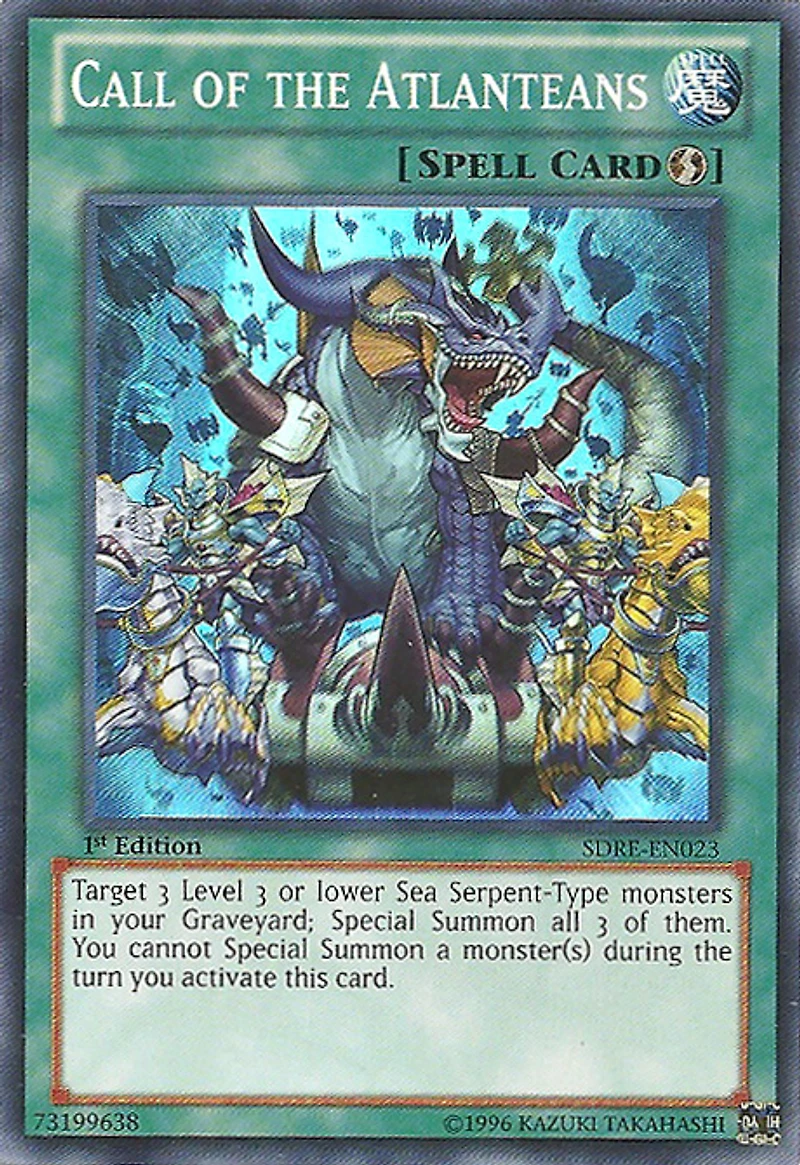 Call of the Atlanteans - SDRE-EN023 - Super Rare - 1st Edition