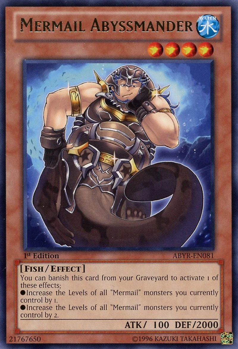 Mermail Abyssmander - ABYR-EN081 - Rare - 1st Edition
