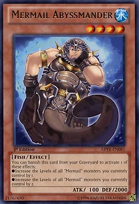 Mermail Abyssmander - ABYR-EN081 - Rare - 1st Edition