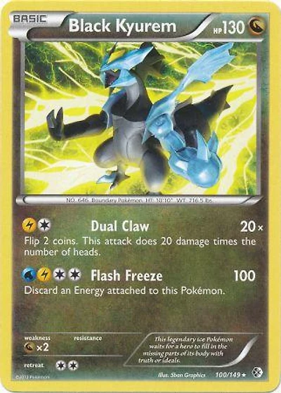 Black Kyurem - 100/149 - Rare