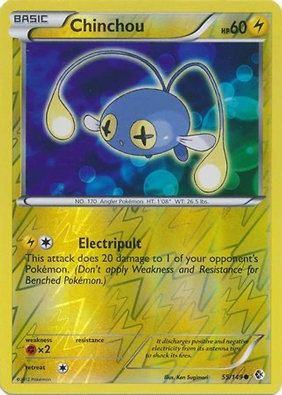 Chinchou - 55/149 - Common - Reverse Holo