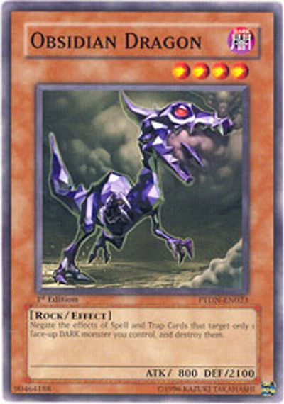 Obsidian Dragon - PTDN-EN023 - Common - 1st Edition