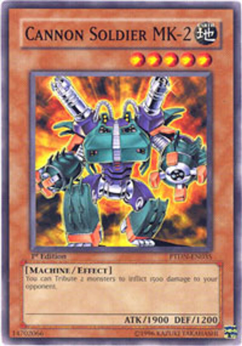 Cannon Soldier MK-2 - PTDN-EN035 - Common - 1st Edition