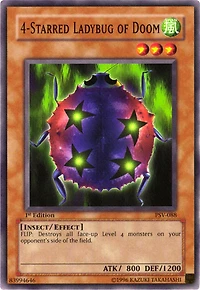 4-Starred Ladybug of Doom - PSV-088 - Common - 1st Edition