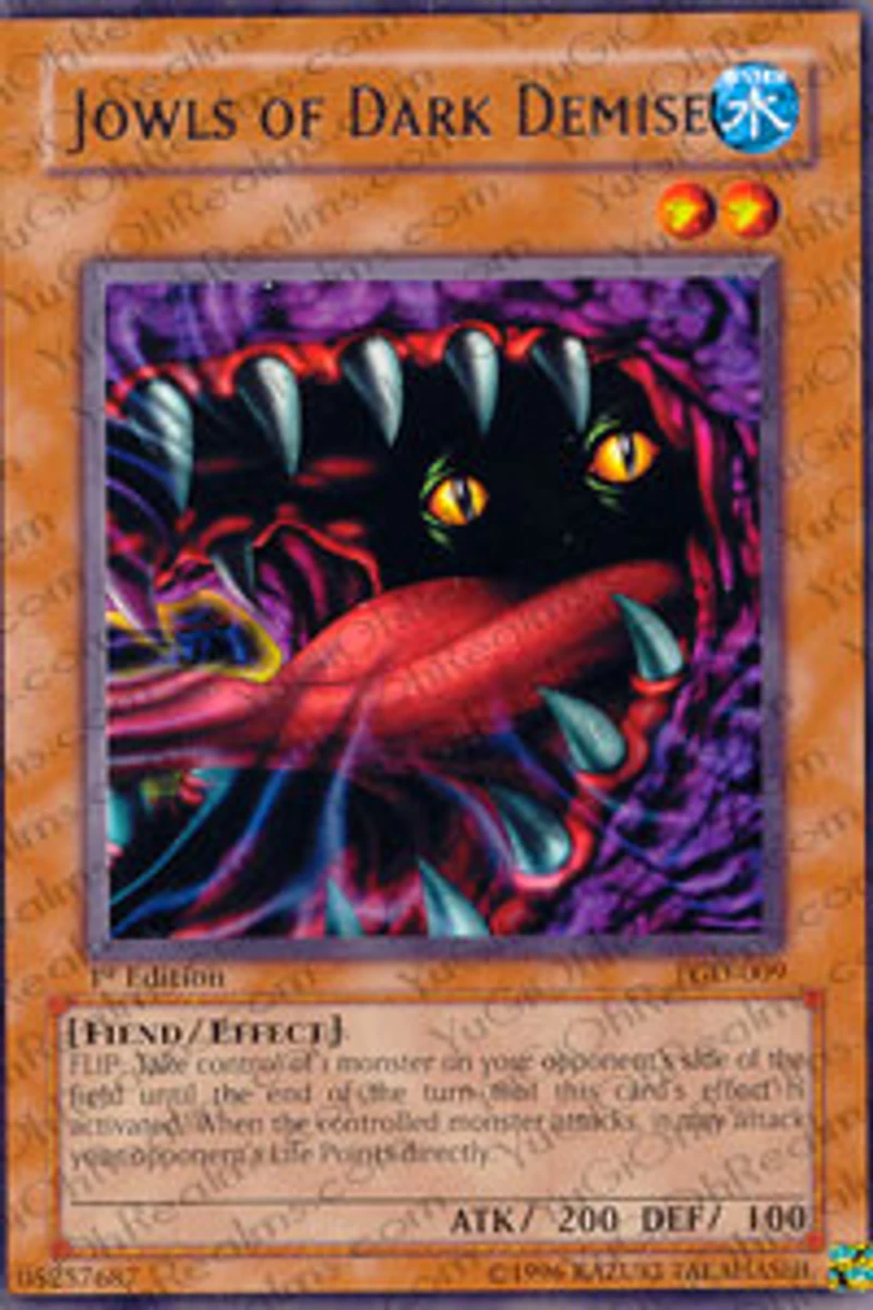 Jowls of Dark Demise - PGD-009 Rare 1st Edition