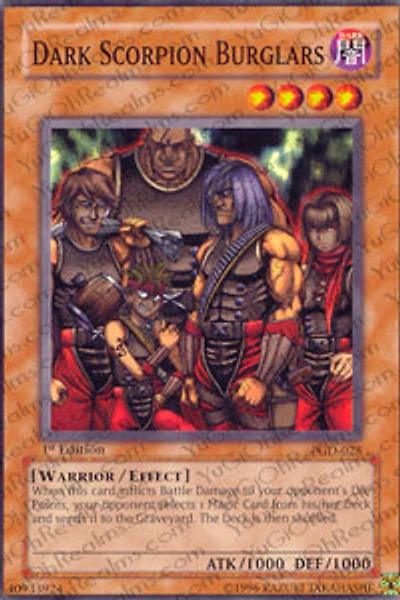 Dark Scorpion Burglars - PGD-028 - Common - 1st Edition