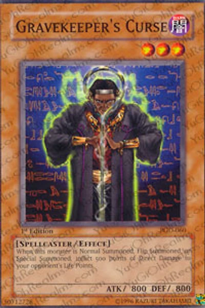 Gravekeeper's Curse - PGD-060 - Common - 1st Edition