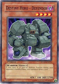 Destiny Hero - Defender - POTD-EN013 - Common - 1st Edition