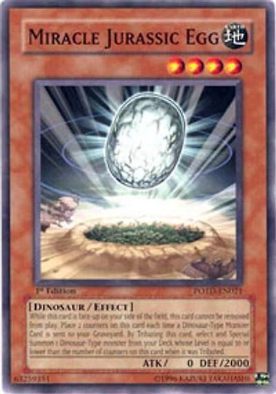 Miracle Jurassic Egg - POTD-EN021 - Common - 1st Edition