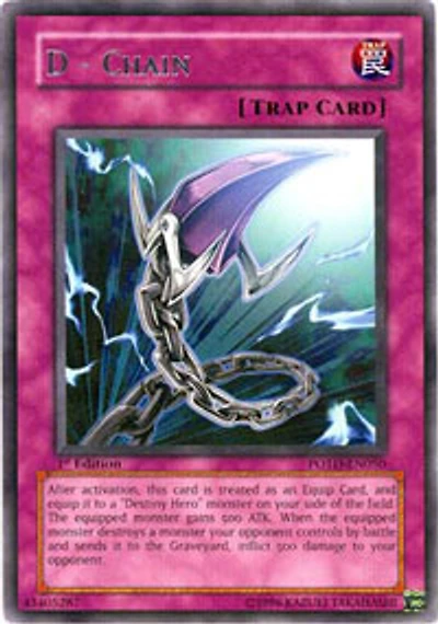 D - Chain - POTD-EN050 - Rare - 1st Edition