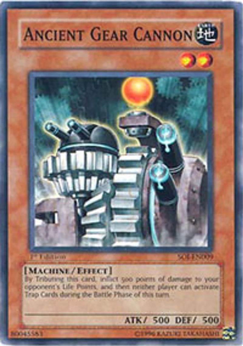 Ancient Gear Cannon - SOI-EN009 - Common - 1st Edition
