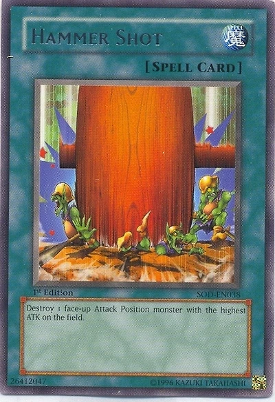 Hammer Shot - SOD-EN038 - Rare - 1st Edition