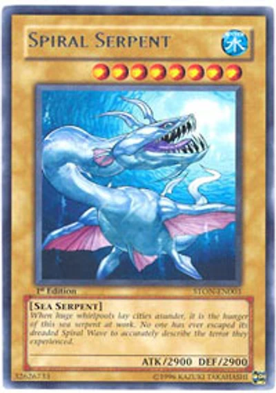 Spiral Serpent - STON-EN003 - Rare - 1st Edition