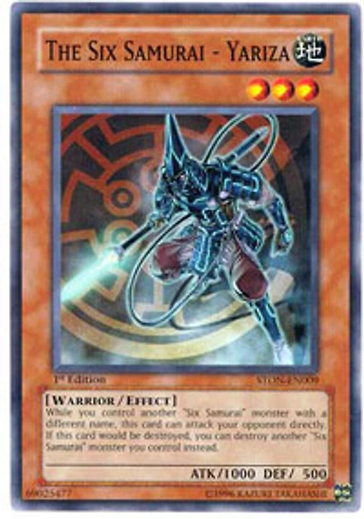 The Six Samurai - Yariza - STON-EN009 - Common - 1st Edition