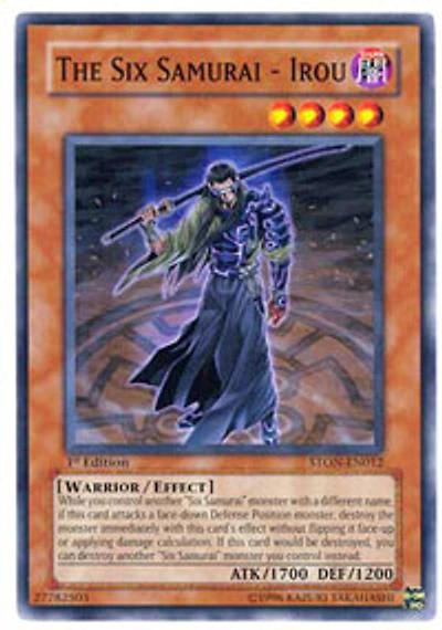 The Six Samurai - Irou - STON-EN012 - Common - 1st Edition