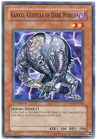 Kahkki, Guerilla of Dark World - STON-EN018 - Common