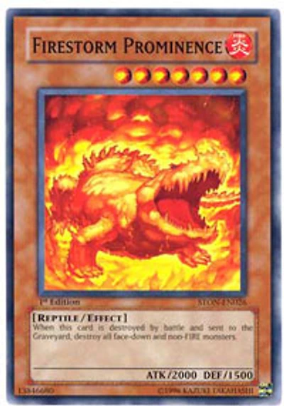 Firestorm Prominence - STON-EN026 - Common - 1st Edition