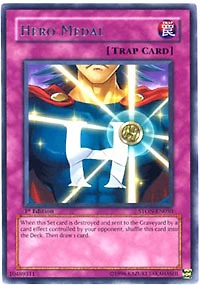 Hero Medal - STON-EN050 - Rare - 1st Edition
