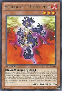 Brotherhood of the Fire Fist - Spirit CBLZ-EN098 Rare 1st Edition