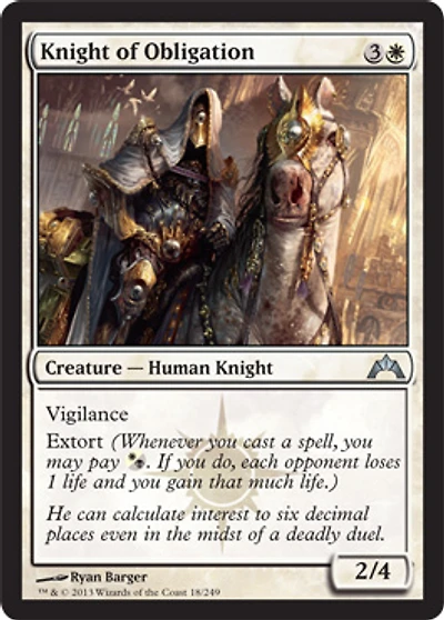 Knight of Obligation - Foil