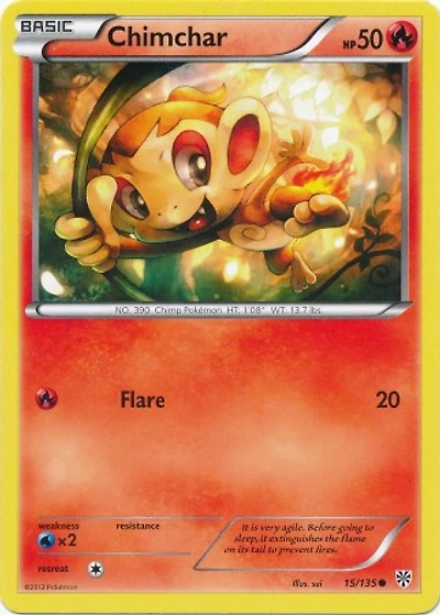 Chimchar - 15/135 - Common