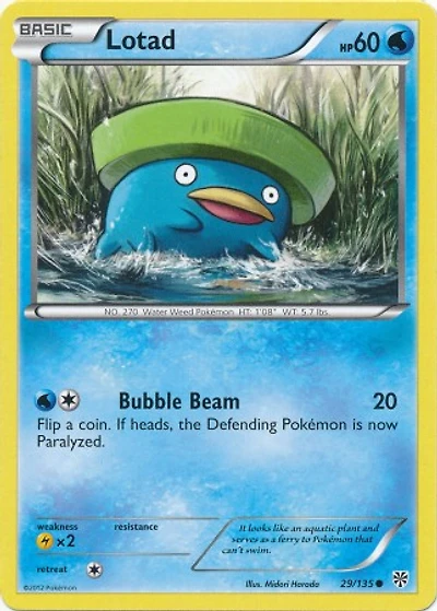 Lotad - 29/135 - Common