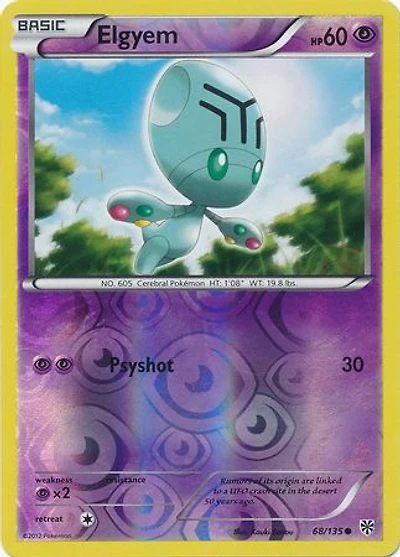 Elgyem - 68/135 Common Reverse Holo