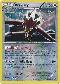 Braviary - 116/135 - Rare - Reverse Holo