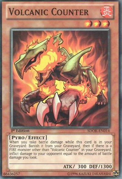 Volcanic Counter - SDOK-EN014 - Common - 1st Edition