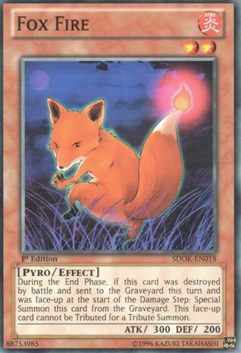 Fox Fire - SDOK-EN018 - Common - 1st Edition