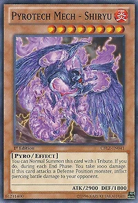 Pyrotech Mech - Shiryu - CBLZ-EN041 - Common - Unlimited Edition