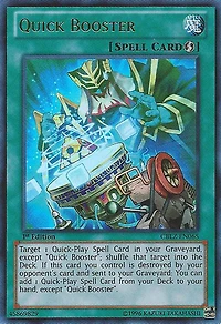 Quick Booster - CBLZ-EN065 - Ultra Rare - Unlimited Edition