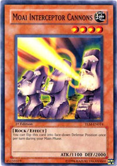 Moai Interceptor Cannons - TLM-EN014 - Common - 1st Edition