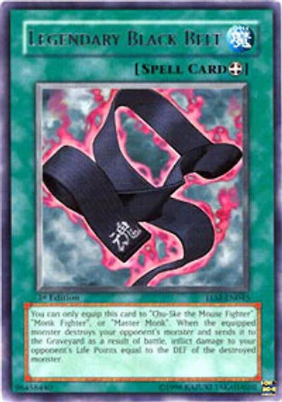 Legendary Black Belt - TLM-EN045 - Rare - 1st Edition