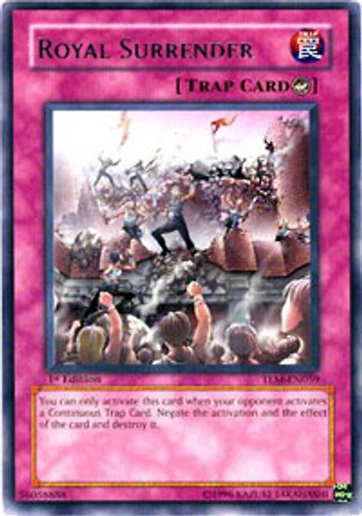 Royal Surrender - TLM-EN059 - Rare - 1st Edition