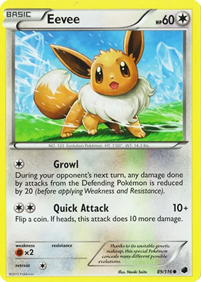 Eevee - 89/116 Common