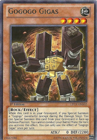 Gogogo Gigas - LTGY-EN002 - Rare - 1st Edition