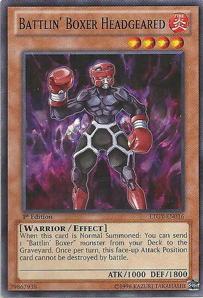 Battlin' Boxer Headgeared - LTGY-EN016 - Common - 1st Edition